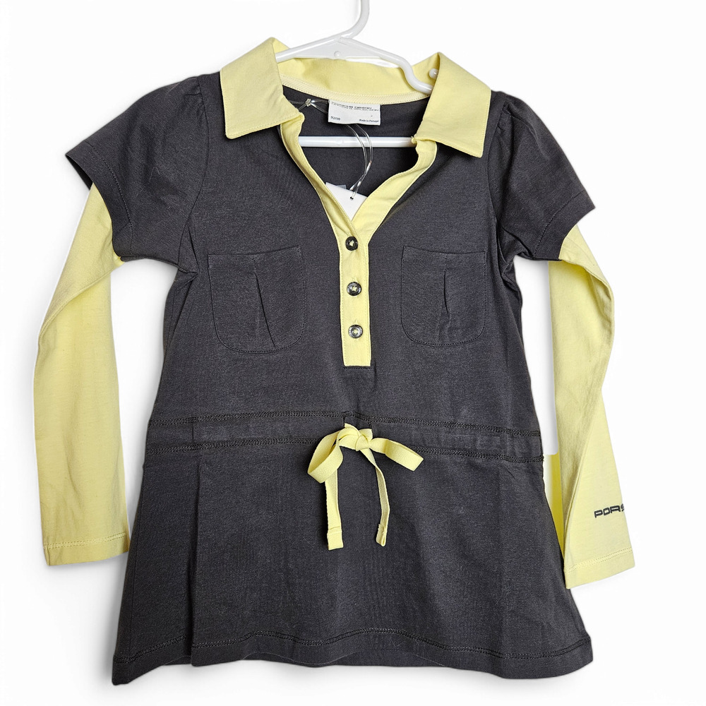 Porsche Design Girls NWT Long Sleeve Active Top Size  2T Sports Car